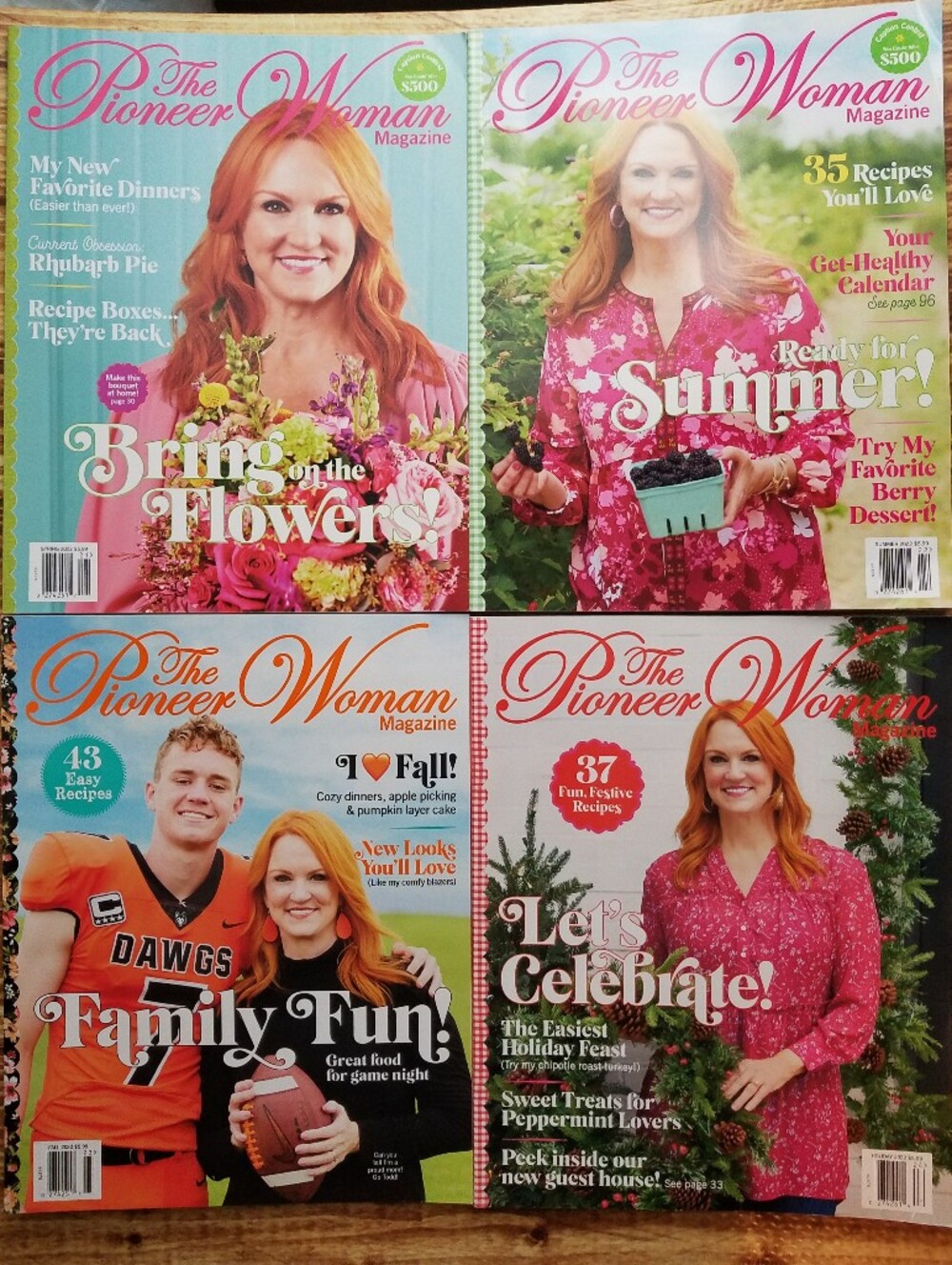 The Pioneer Woman Magazine 2022 Set Ree Drummond Spring Summer Fall Winter